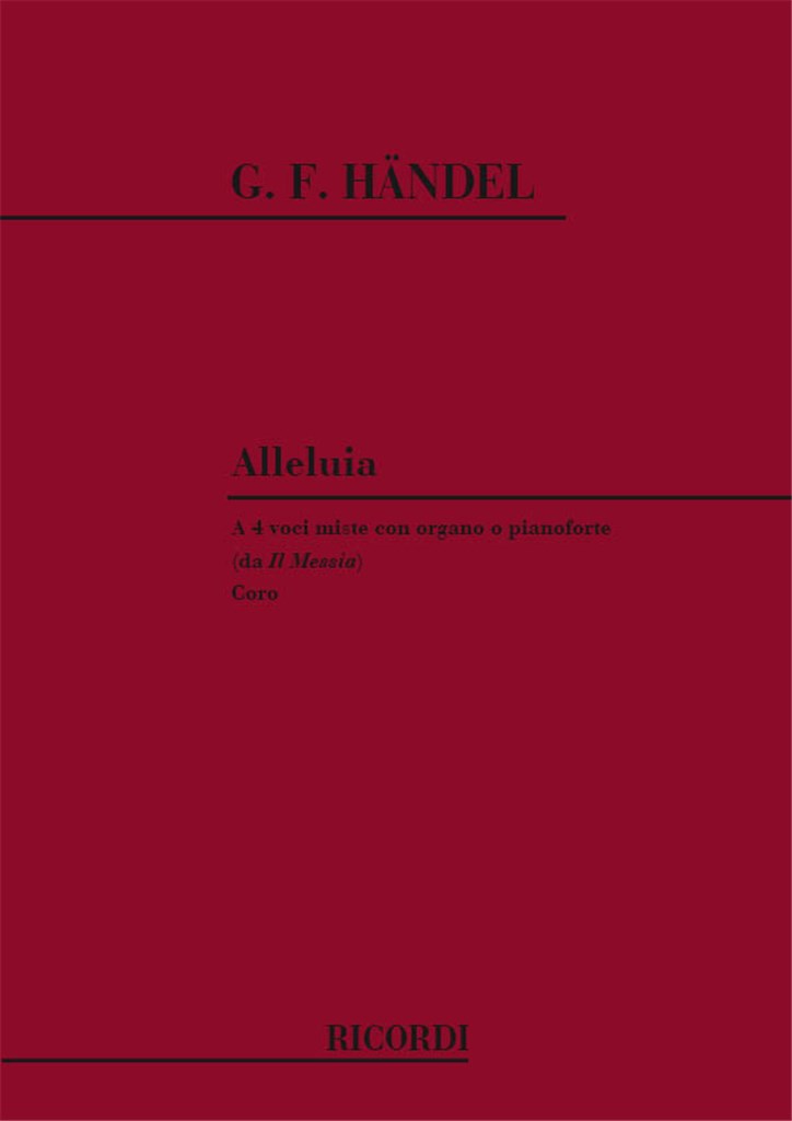 Alleluia (Dall'Opera Il Messia)